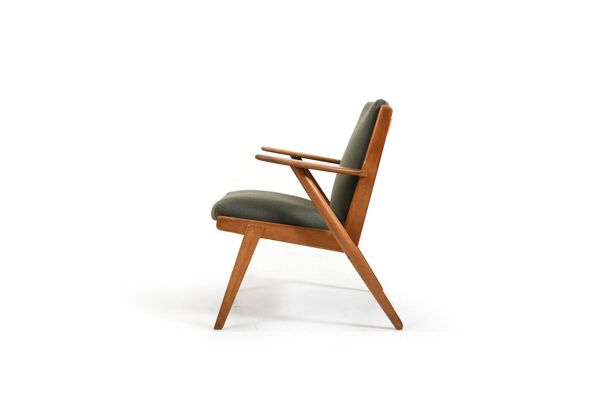 Rare fauteuil Arne Wahl Iversen, modèle 14
