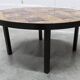 Table basse ronde céramique de Jean Gregorieff
