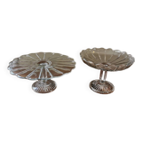 Duo compotier et plat à tarte anciens