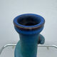 Vintage blue gradient ceramic vase
