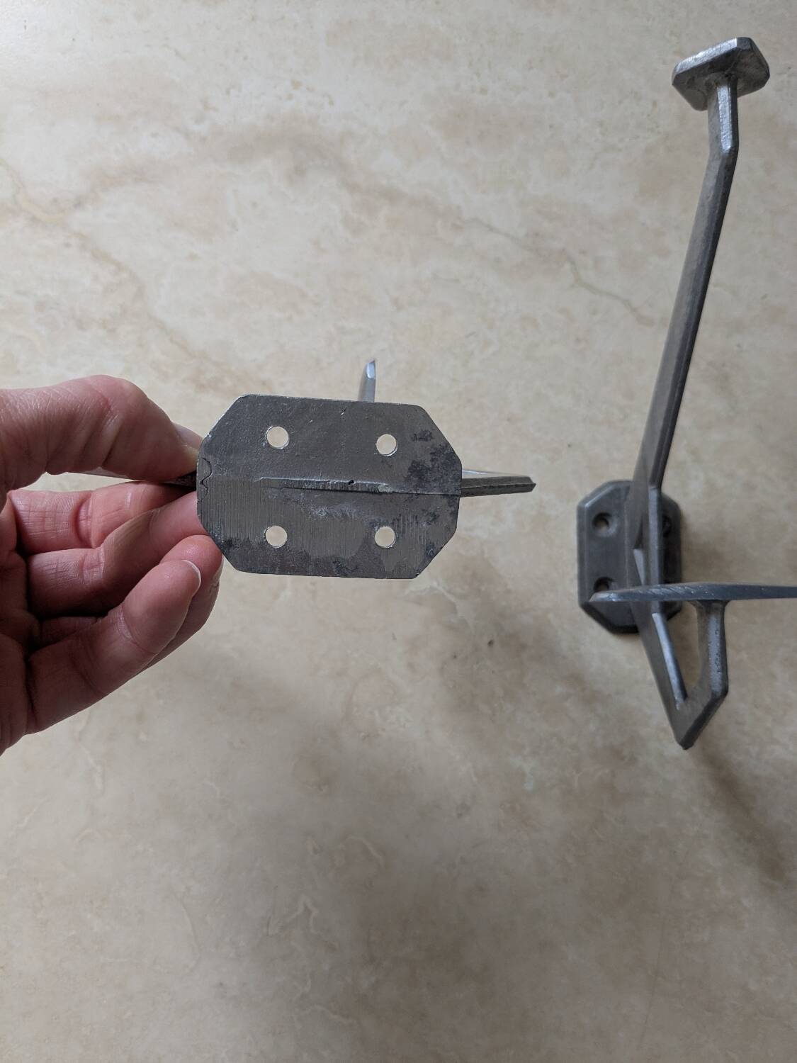 3 patères Art déco