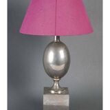 Lampe de table par l’artiste Philippe Barbier, XXème siècle.