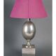 Lampe de table par l’artiste Philippe Barbier, XXème siècle.