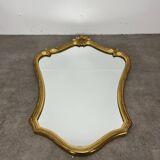 Gilded mirror carved wood, shell, classic style