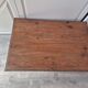 vintage wooden coffee table with a drawer