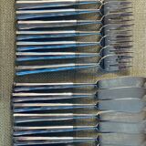 Silver-plated fish cutlery