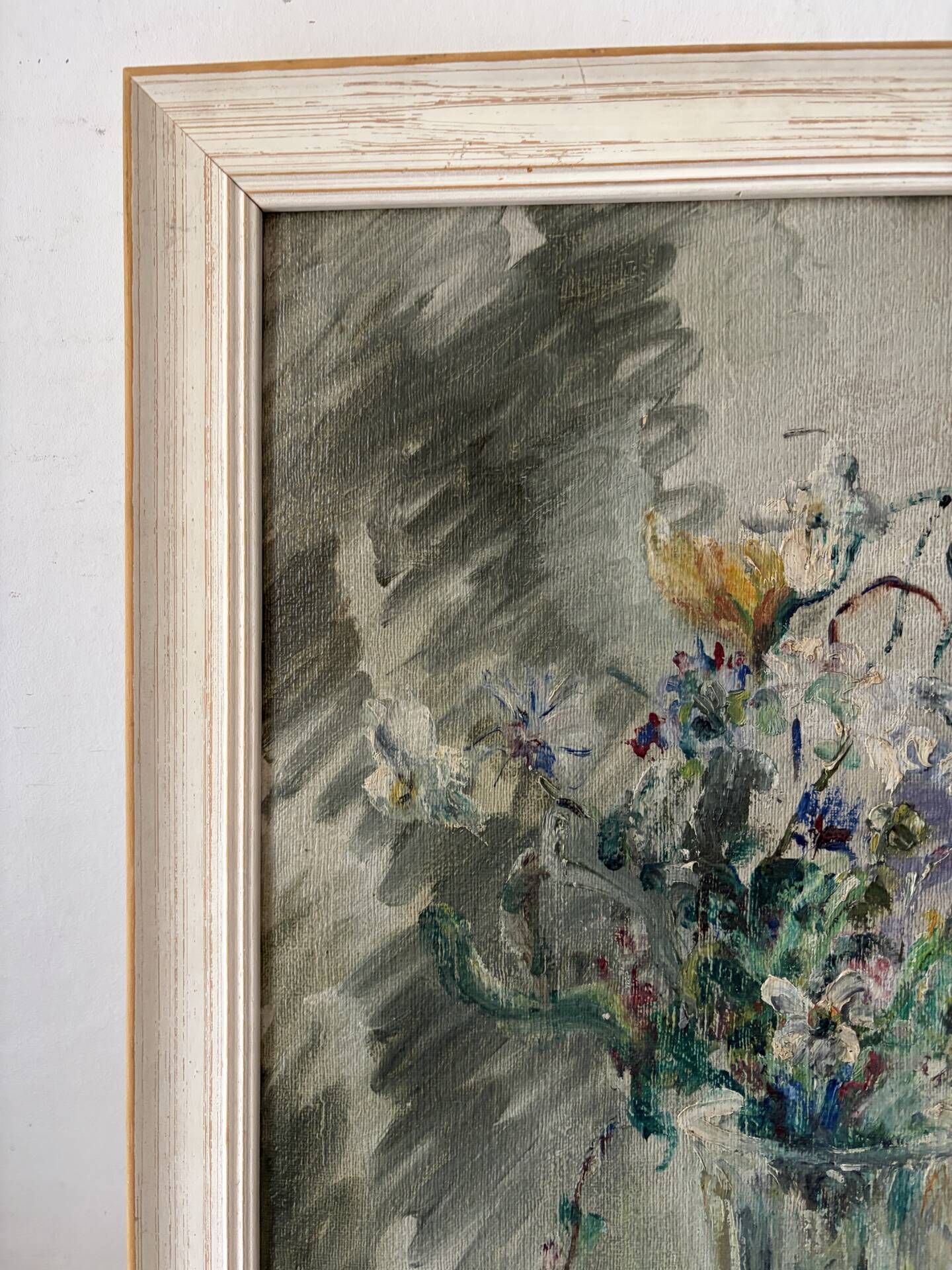 Spring bouquet, oil on canvas signed
