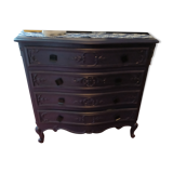 Louis XV style chest of drawers, restyled