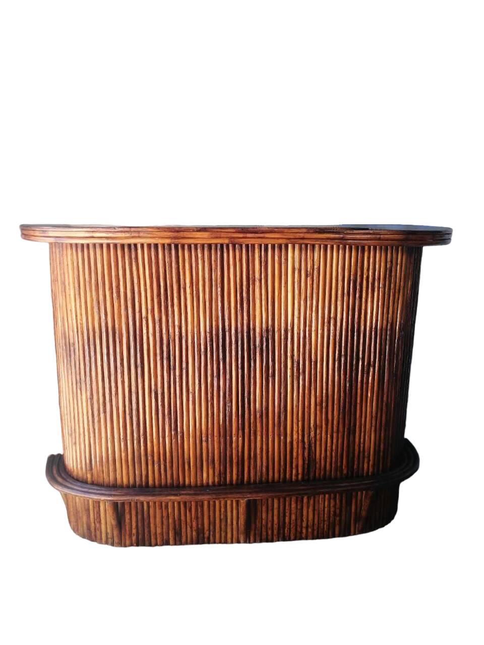 Bamboo and rattan tiki bar, 1940