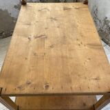 XS oak draper's table