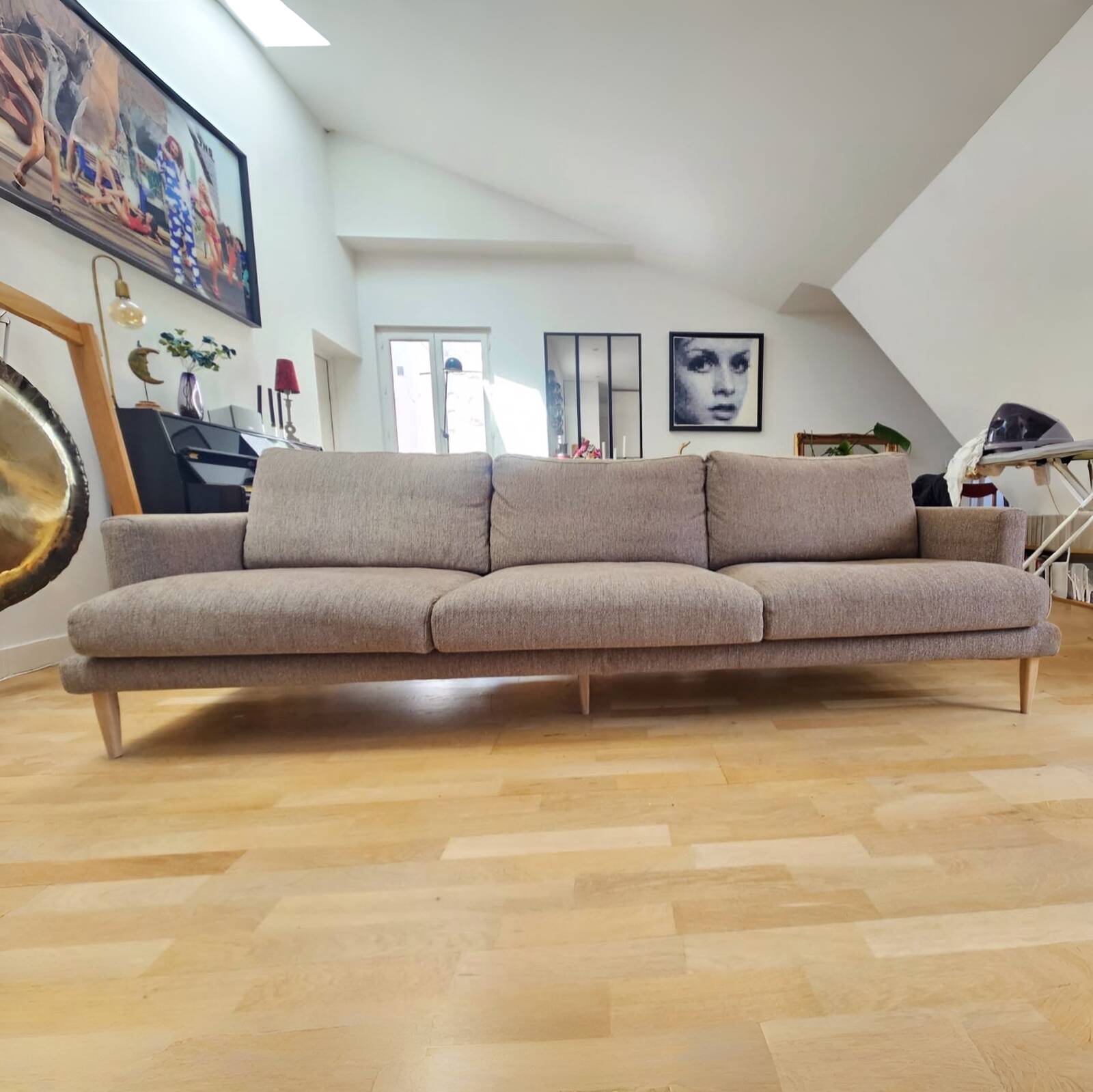 Canapé Veneda, moderne, style scandinave, 4 places