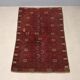 Ancient Asian wool rug, hand-knotted, 82 x 51 in.