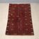 Ancient Asian wool rug, hand-knotted, 82 x 51 in.