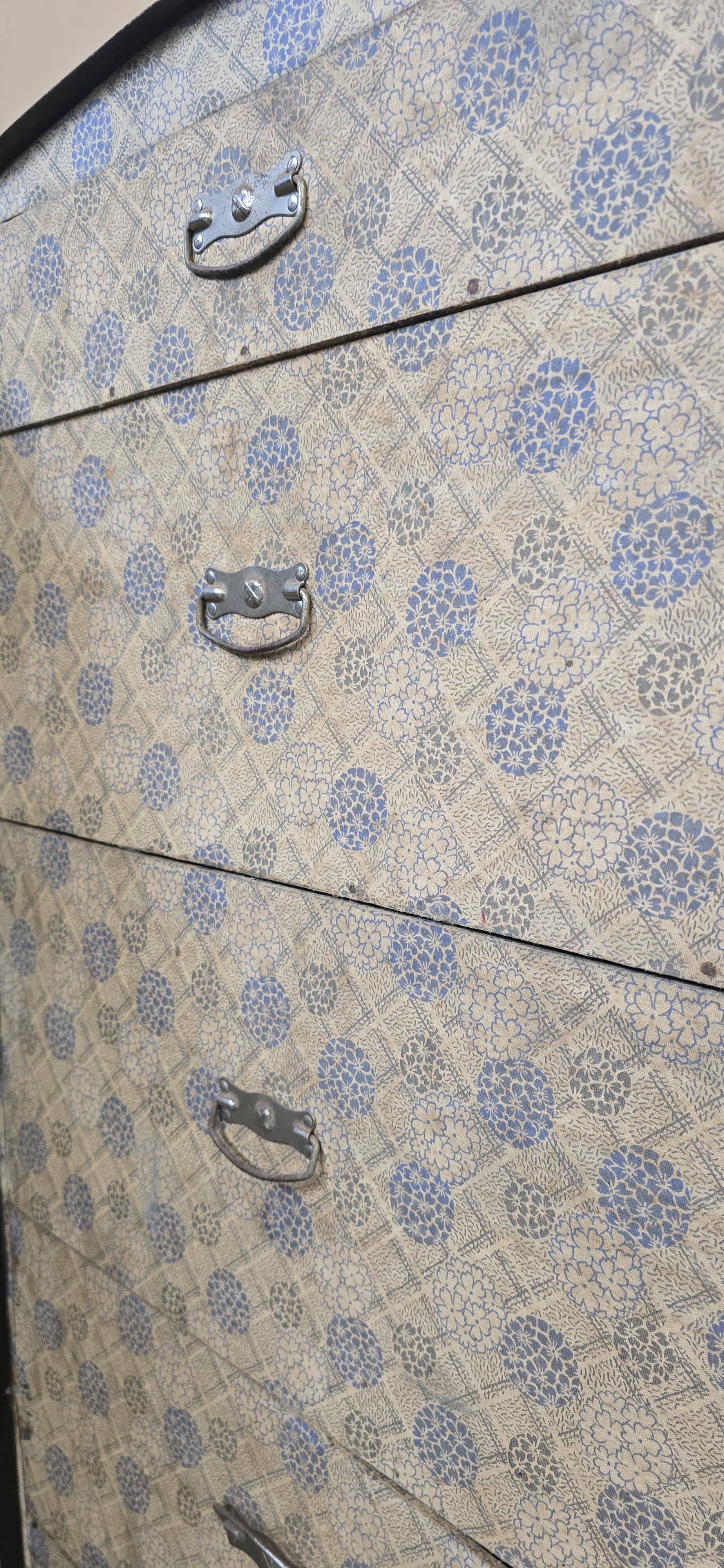 Raro Baule Armadio "Steamer Trunk" d'Epoca