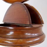 Mahogany Psyche barber mirror - Turned Wood 19th century