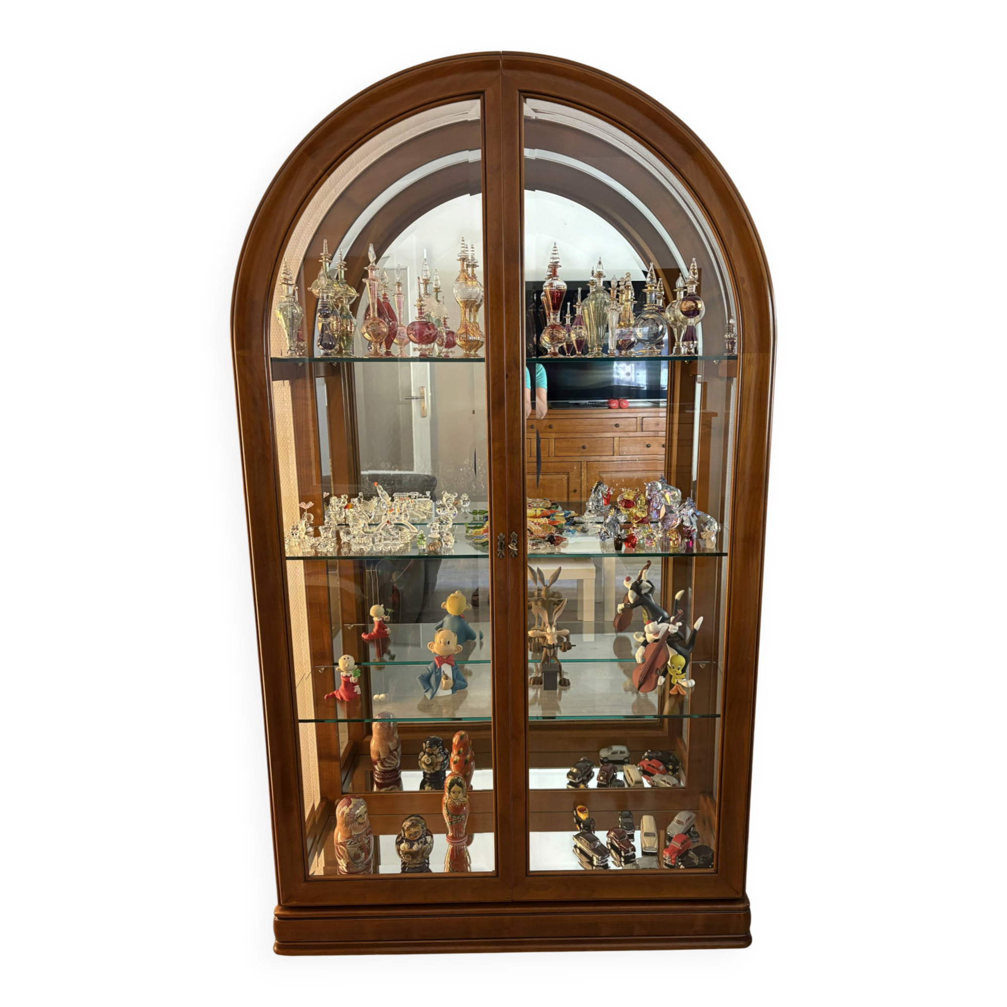 Oval display case Elite Fourrier