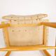 Pair of Swedish stools from the 1960s in lacquered birch, mid-century style.
