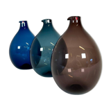 Midcentury set of 3 bird bottles/vases by Timo Sarpaneva Iittala