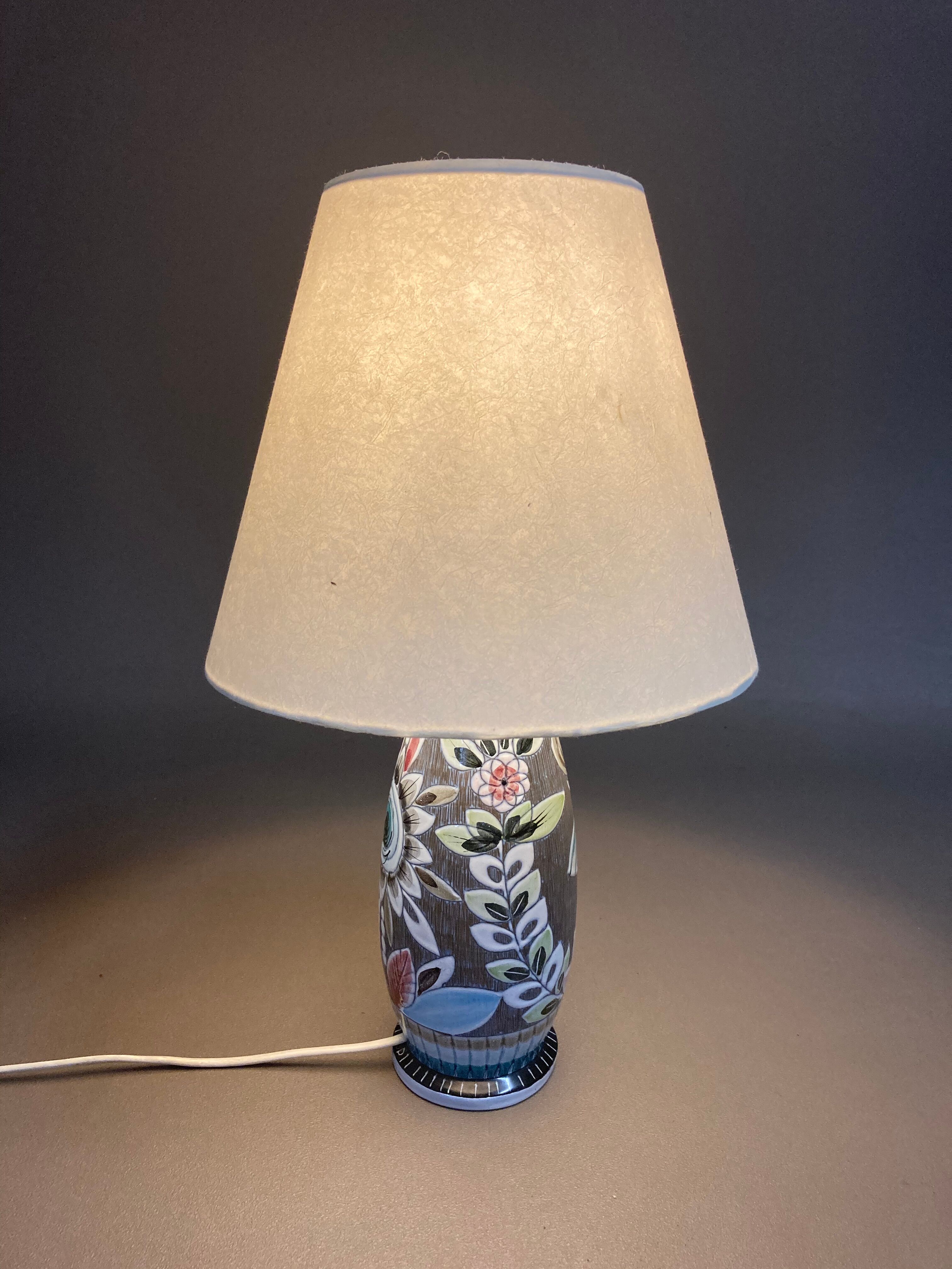 Lampe céramique scandinave 1960