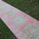 Vintage Turkish hallway rug 88x680 cm