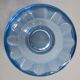 Blue Glass Ashtray Bowl Rosice Mid-Century, Czech Republic, 1970s