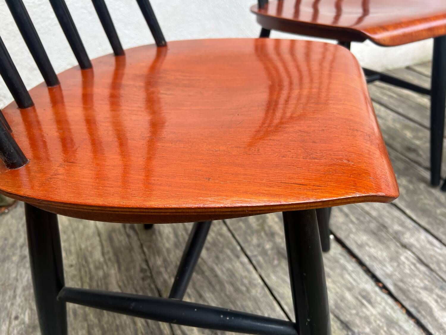 Chaises scandinaves de Tapiovaara modèle Fanett vintage années 60