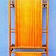 Vintage rattan entrance hall wardrobe