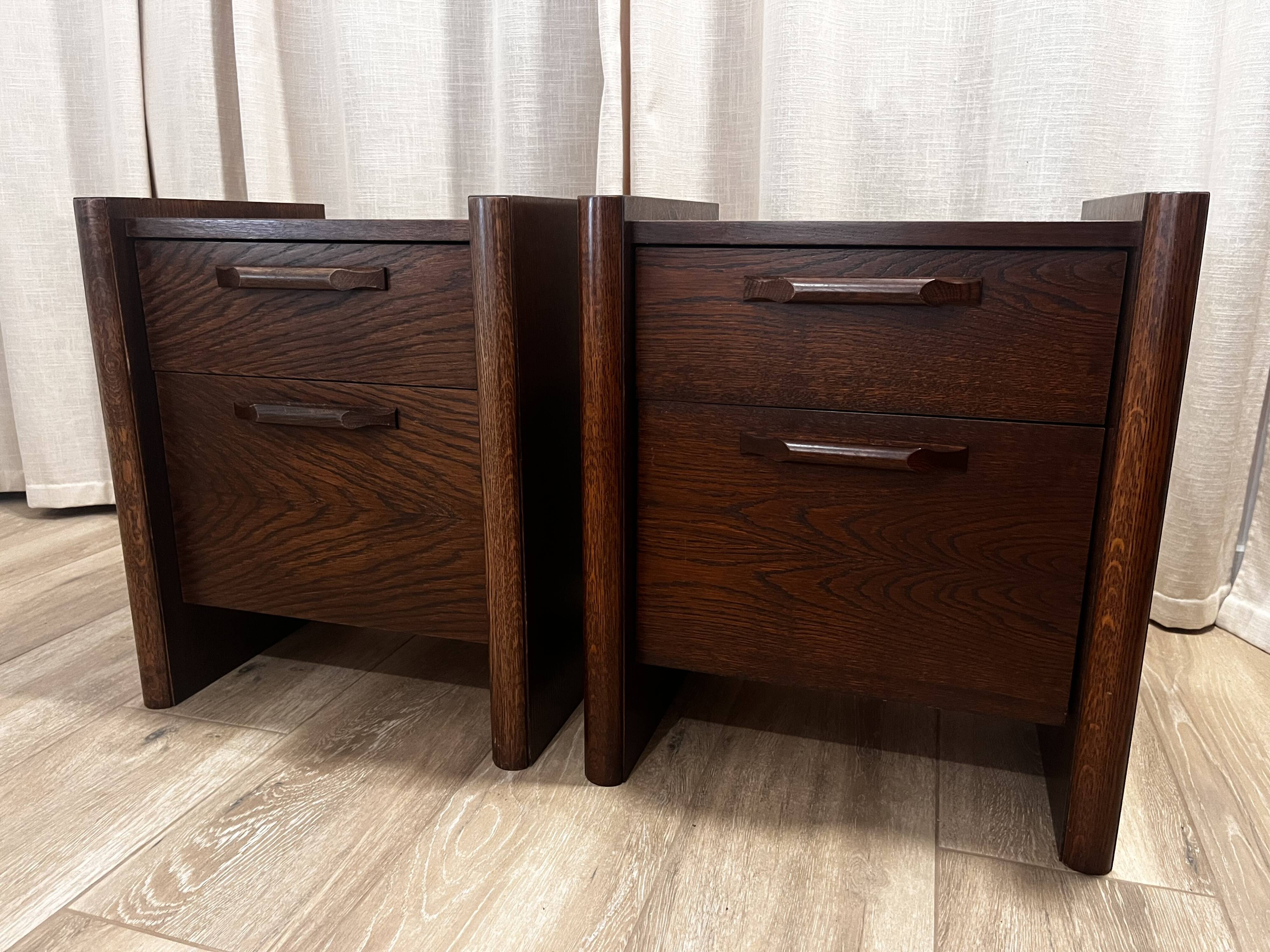 Pair of bedside tables from the 80s