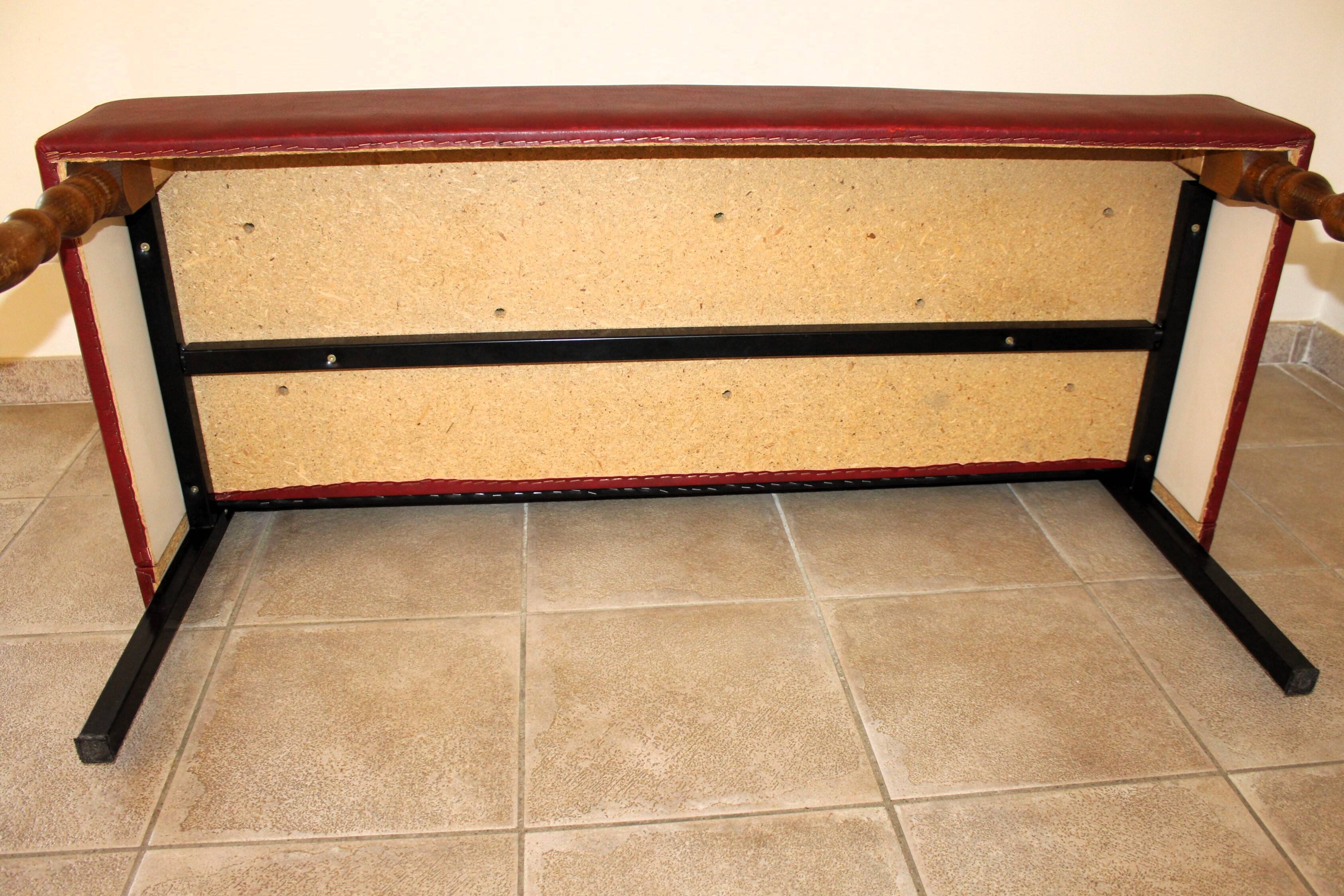 Authentic vintage bistro bench n°2