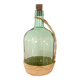 Vintage glass and raffia carboy