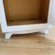 Parisian wardrobe / vintage wardrobe, painted white