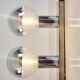Set of 3 Space Age wall lamps by Motoko Ishii for Staff Leuchten
