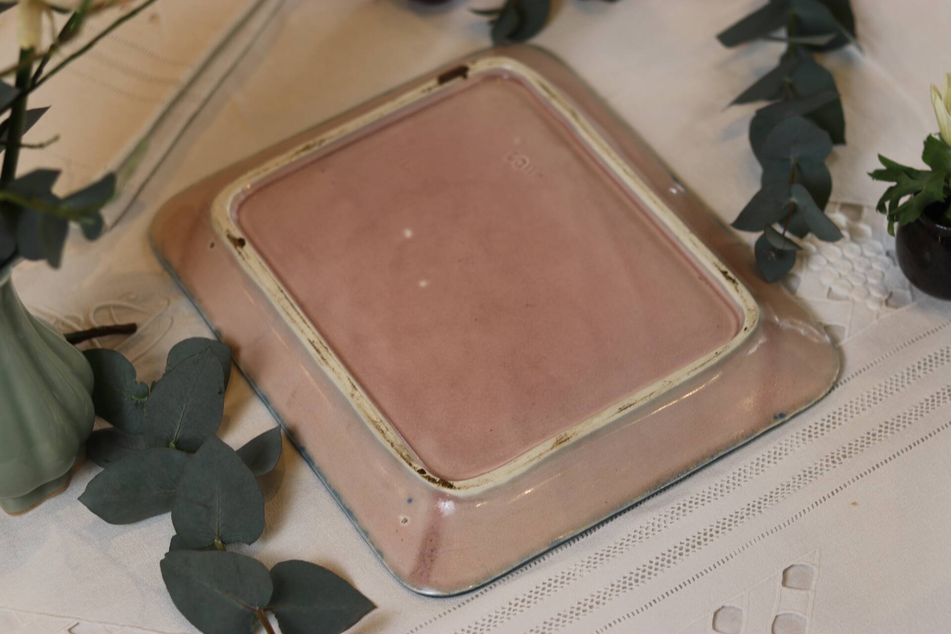 Large slip dish circa 1900
