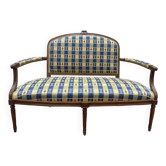 Canapé - Banquette de style Louis XVI tissu LYS