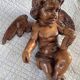 18th Century Carved Wooden Angel/Chestnut/Putto