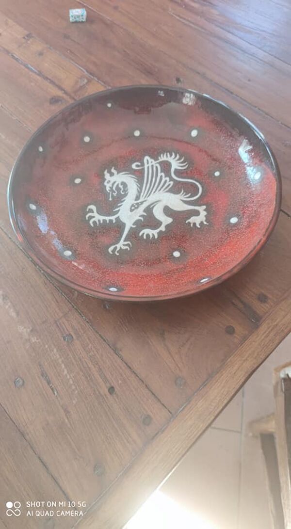 Plat en céramique Jean Lurçat