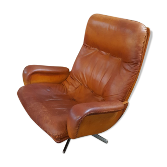 Lounge chair edited by Ring mobelfabrikk Scandinavian leather