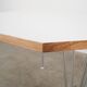 White table, Danish design, 1980s, made in Denmark