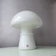 Lampe de table champignon en verre vintage, design danois Odreco, années 80