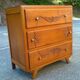 Art Deco dresser gilded oak france 1940