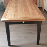 Solid oak farm table