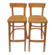 2 chaises bistrot de bar H 103,5 cm