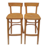 2 chaises bistrot de bar H 103,5 cm