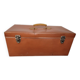 Old cardboard suitcase