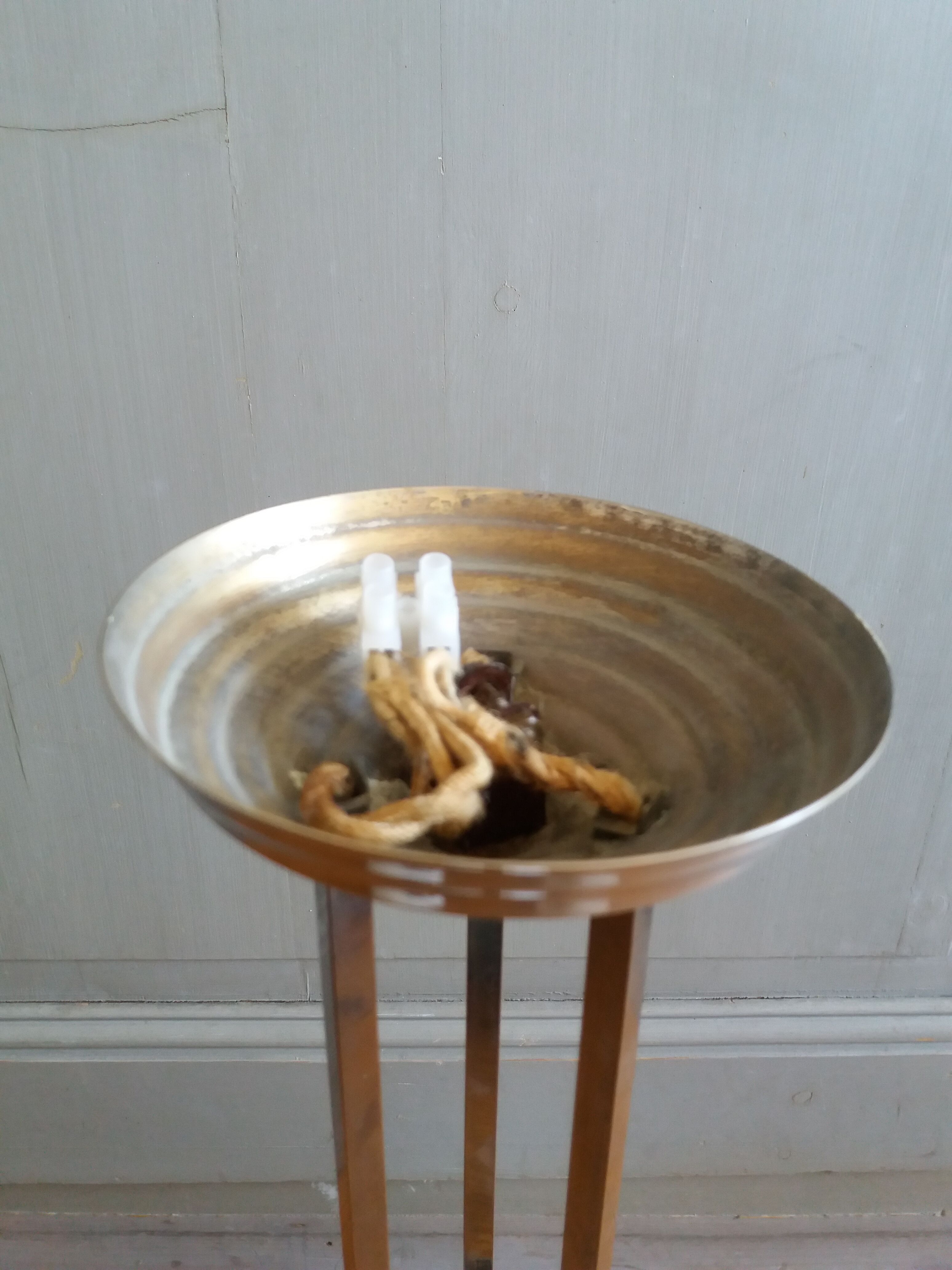 Chandelier globes opaline