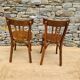 Paire de chaises bistrot Baumann