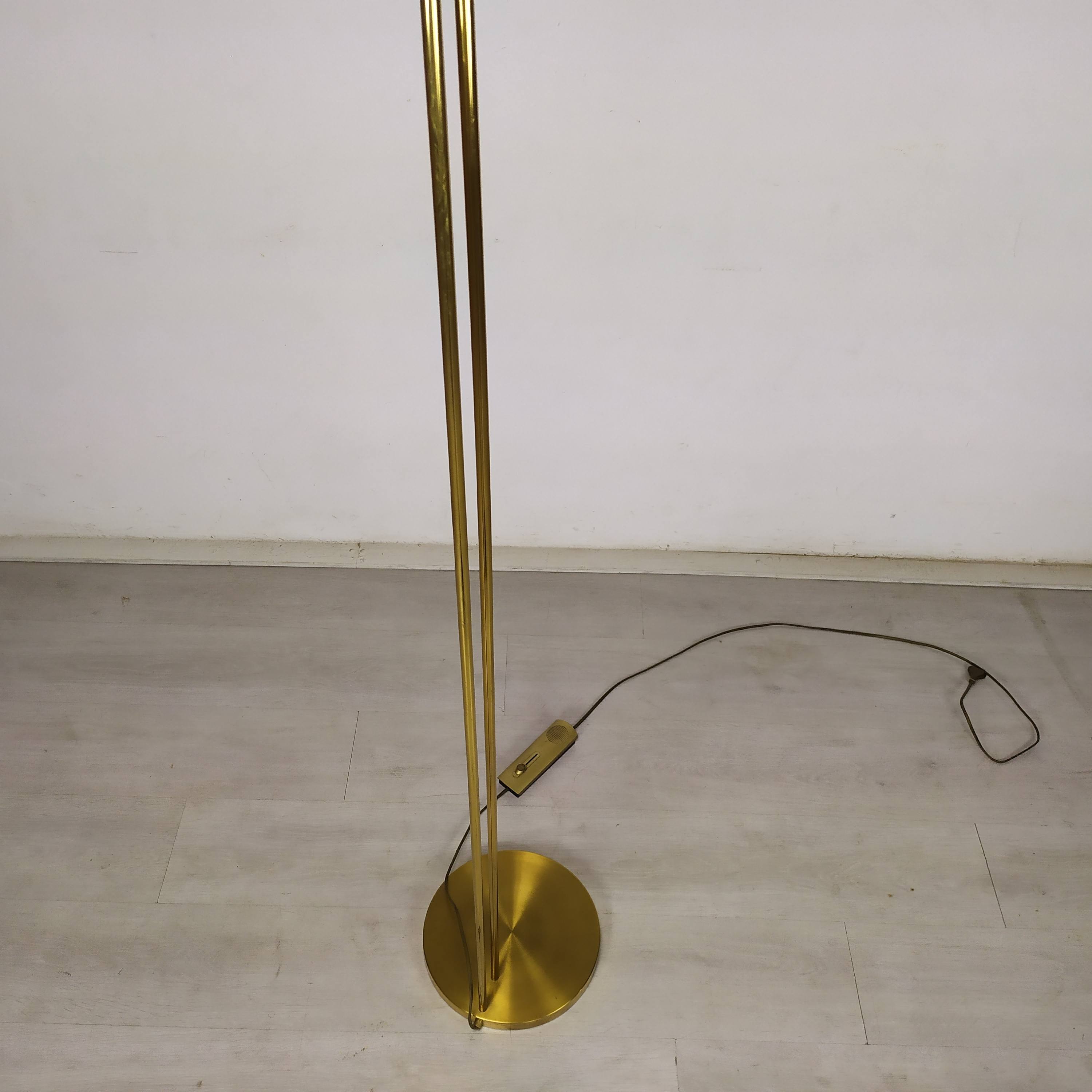 Floor lamp gilded design Lucien Gau