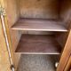 Vintage storage furniture in flame-figured oak, by Gillard Bourdin, circa 196.