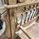 Entrance hall wardrobe in walnut, late 19th century.