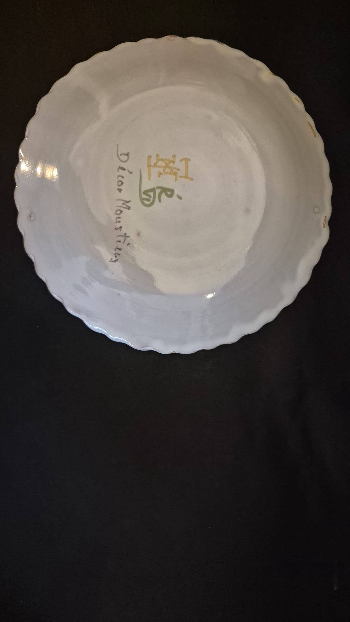 4 Handmade Martres Tolosane Dessert Plates